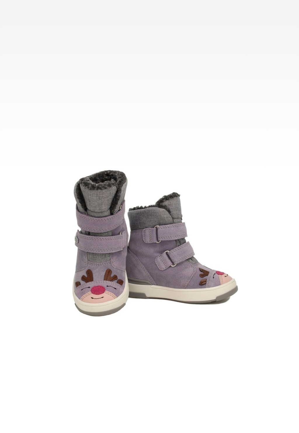 Trzewiki ocieplane BARTEK 11652004, dla dziewcząt, fioletowy Widok 5