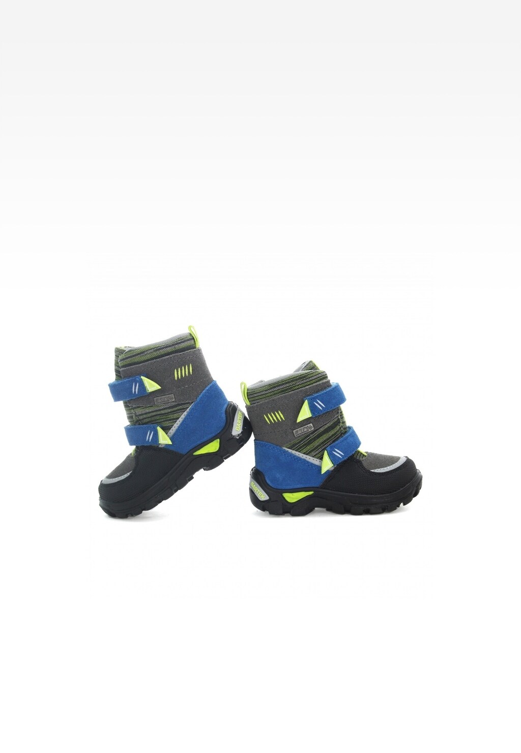 Zateplené kotníkové topánky BARTEK T-21759/0RE, pre chlapcov, šedo-modré Widok 6