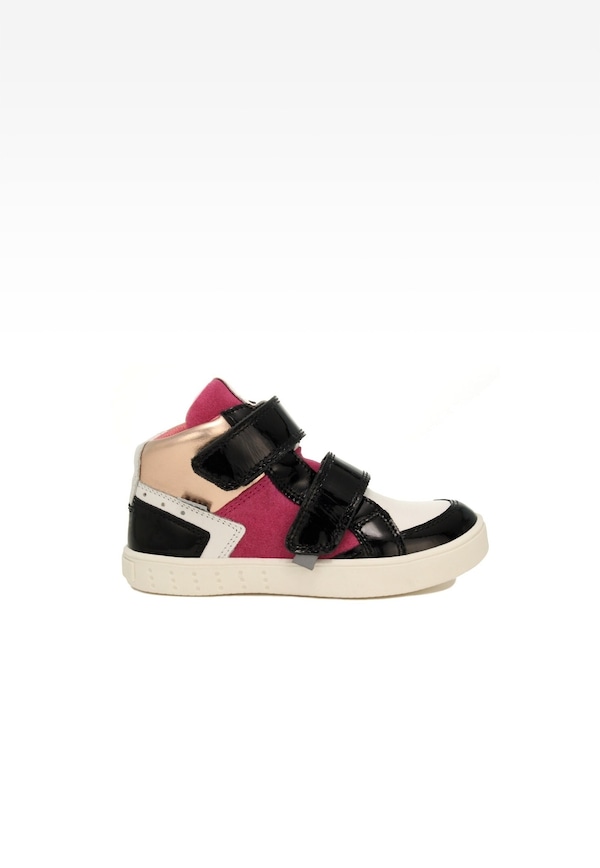 Sneakers BARTEK 27414-023, dla dziewcząt, biało-czarny
