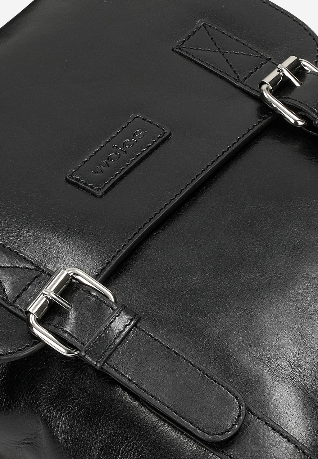 Malá čierna pánska taška z hladkej kože 80355-51 Widok 6