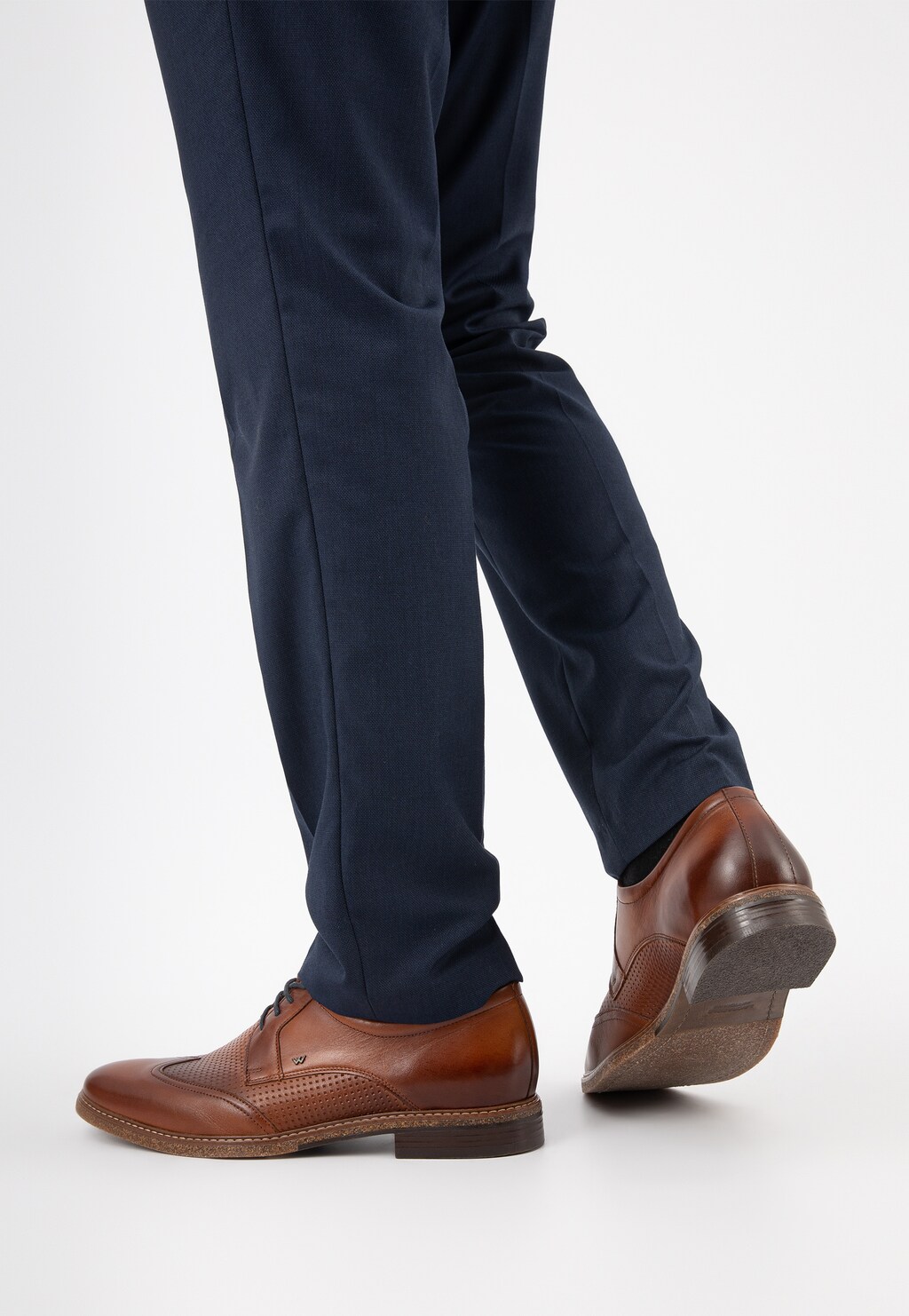 Moderní mokasíny pánské v neotřelém stylu 10088-53 Widok 8