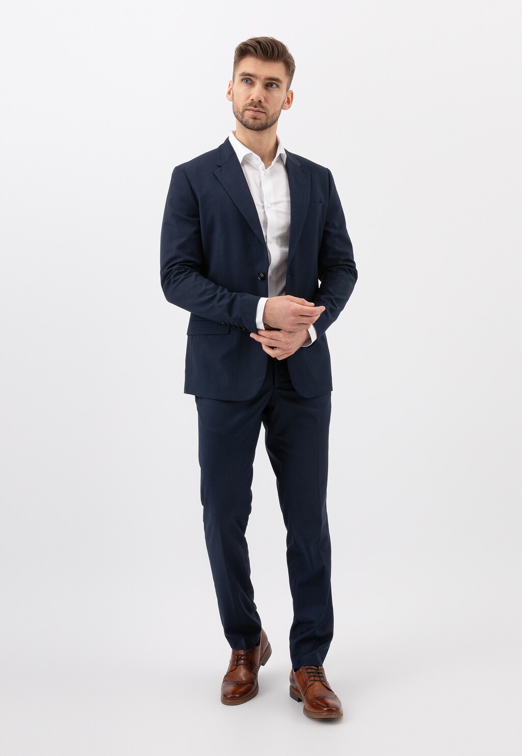 Moderní mokasíny pánské v neotřelém stylu 10088-53 Widok 1