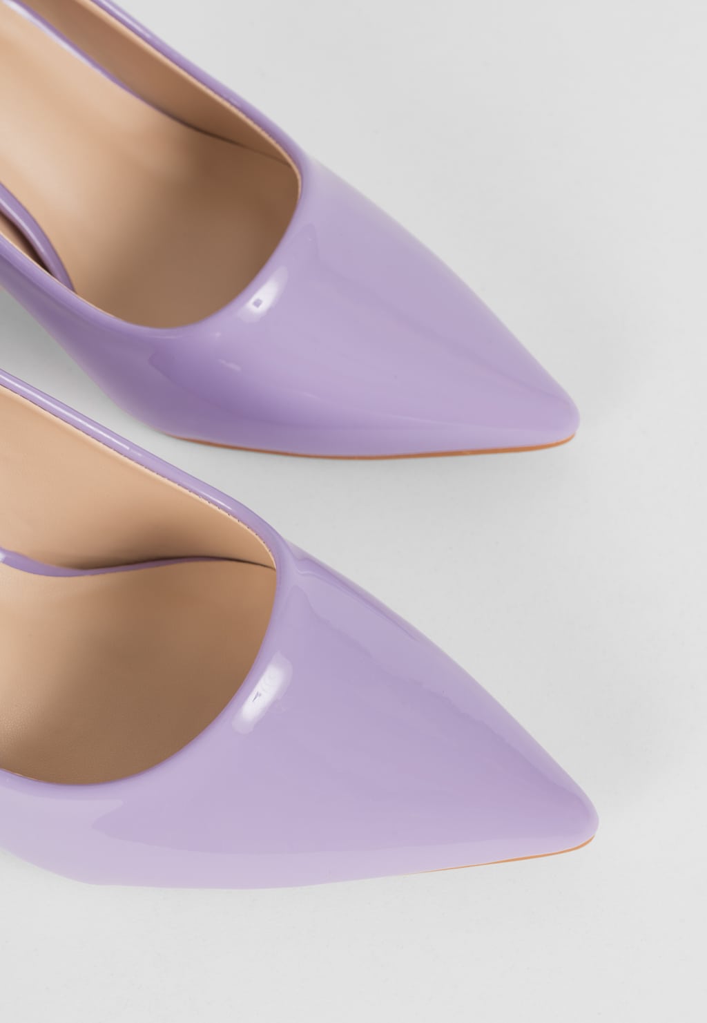 WJS pastelowe fioletowe czółenka damskie na słupku WJS35020-36 Widok 5