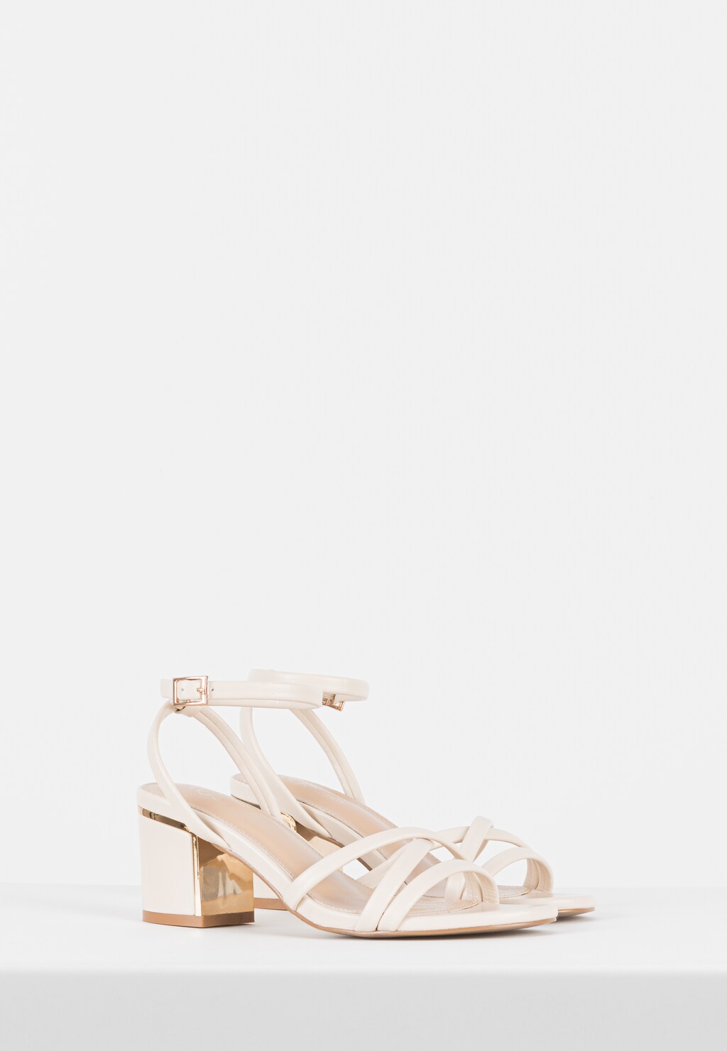 WJS eleganckie beżowe sandały damskie WJS74066-54 Widok 3