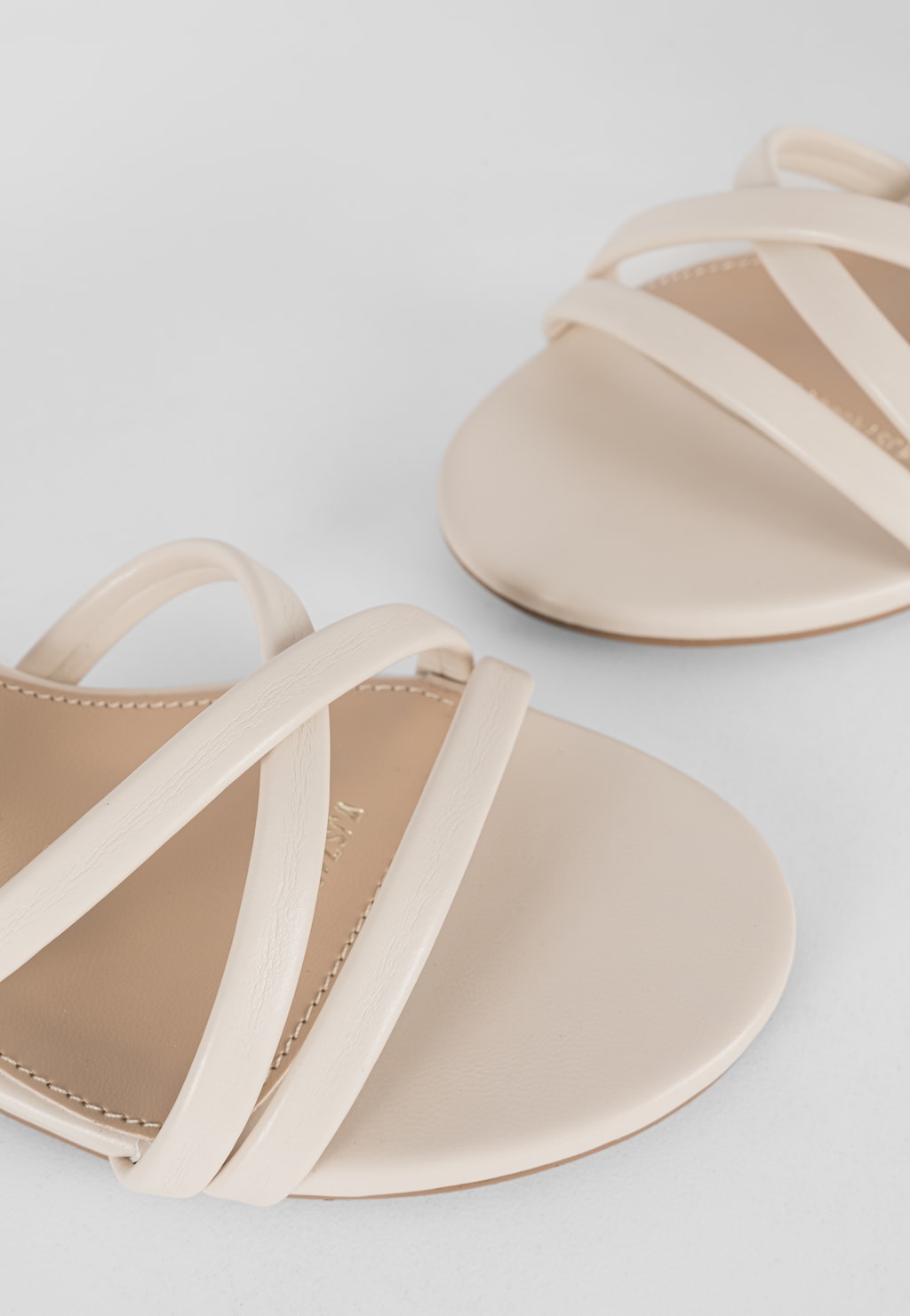 WJS eleganckie beżowe sandały damskie WJS74066-54 Widok 4