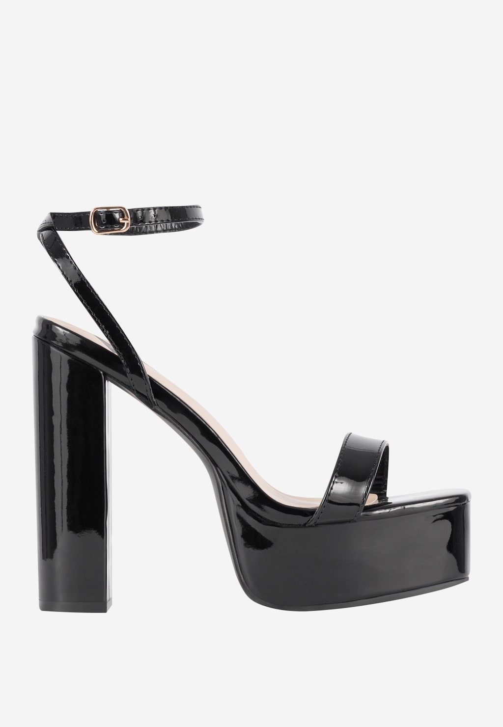 WJS sandały damskie na platformie w kolorze czarnym WJS74071-31 Widok 2