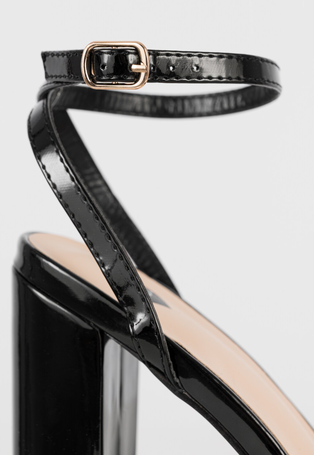 WJS sandały damskie na platformie w kolorze czarnym WJS74071-31 Widok 5