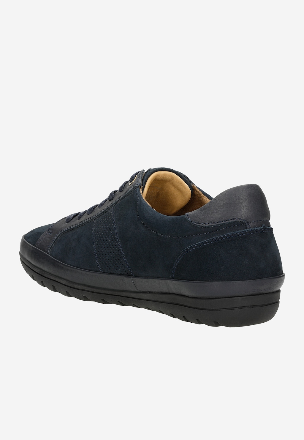 Granátové pánské sneakers z kvalitní velurové kůže 10147-76 Widok 4