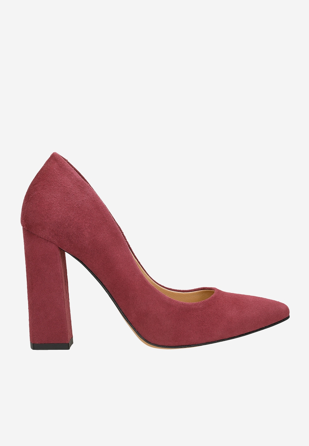 Fioletowe czółenka damskie na wysokim słupku 35039-68 Widok 1