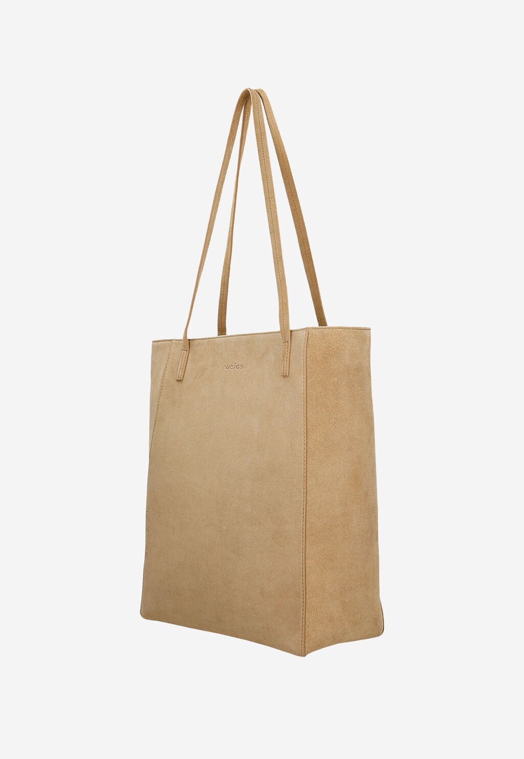 Duża beżowa torebka damska shopper bag 80333-64 Widok 2