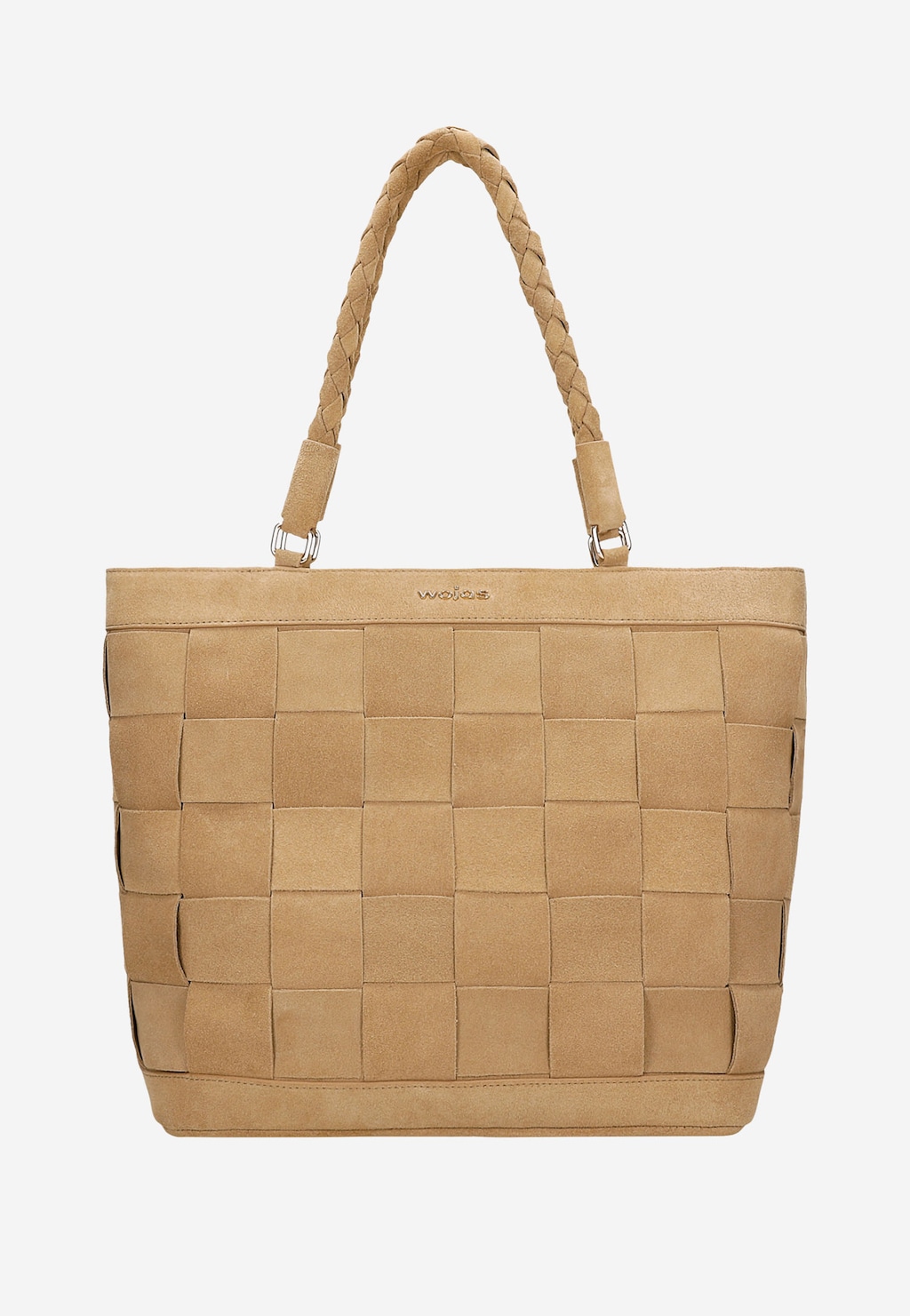 Velká kabelka přes rameno v béžové barvě 80224-64 Widok 1