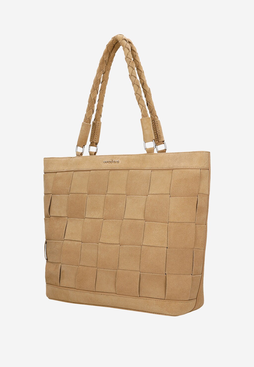 Velká kabelka přes rameno v béžové barvě 80224-64 Widok 2