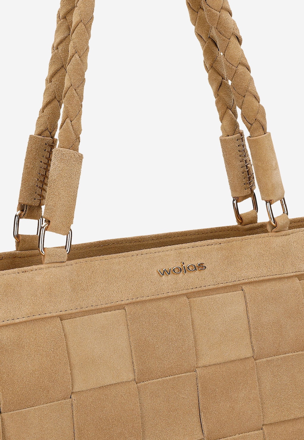 Velká kabelka přes rameno v béžové barvě 80224-64 Widok 6