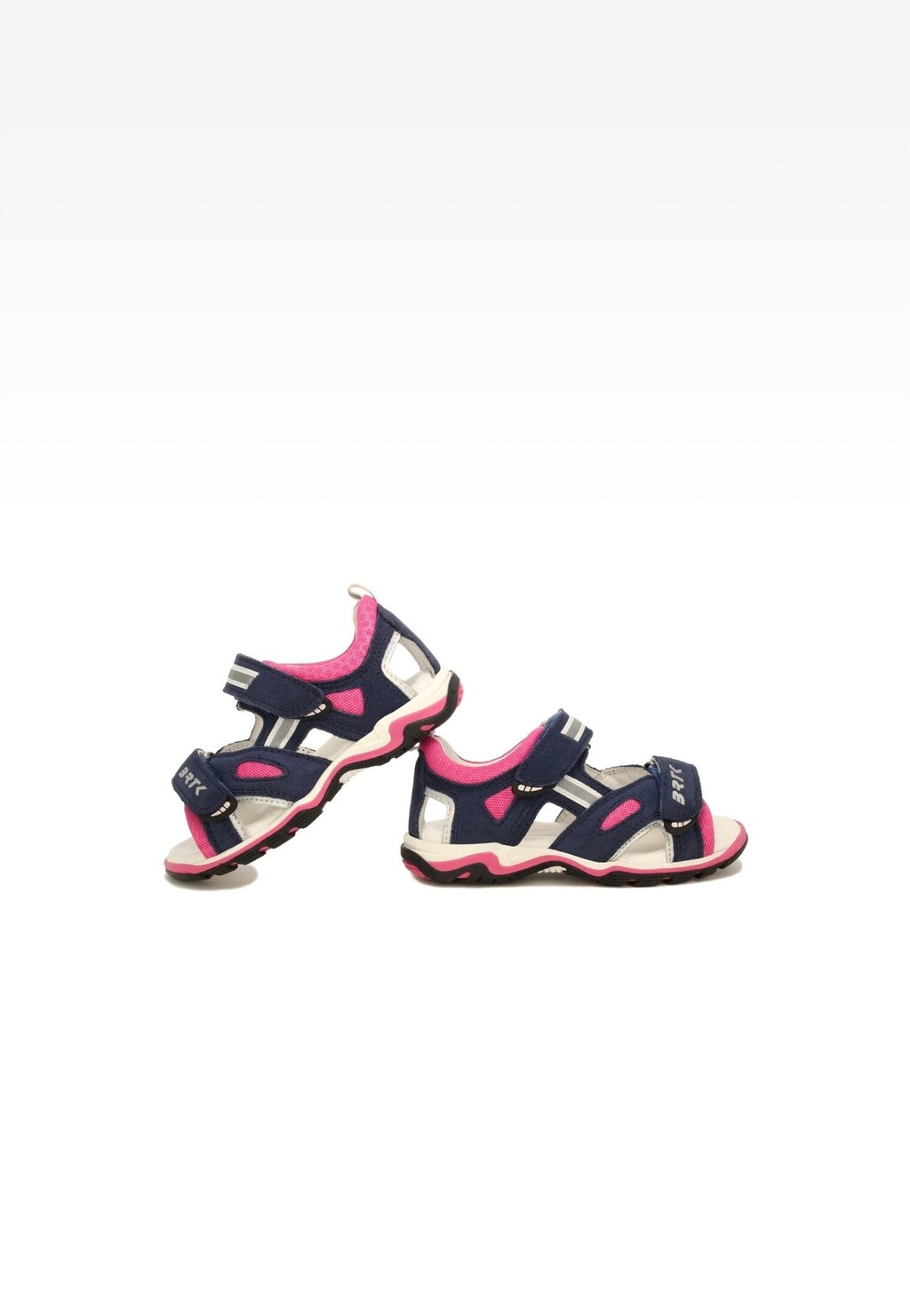 Sandały BARTEK 019176-010 II, dla dziewcząt, granatowo-różowy Widok 8