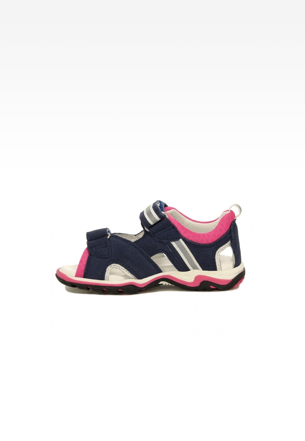 Sandały BARTEK 019176-010 II, dla dziewcząt, granatowo-różowy Widok 4
