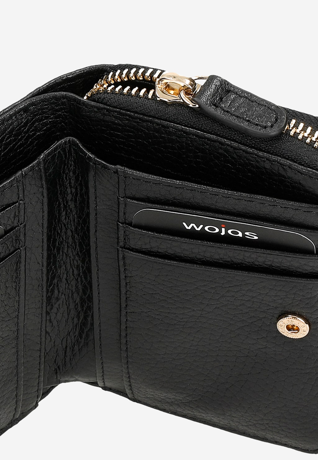 Dámská peněženka z kvalitní kůže v černém provedení 91071-51 Widok 6
