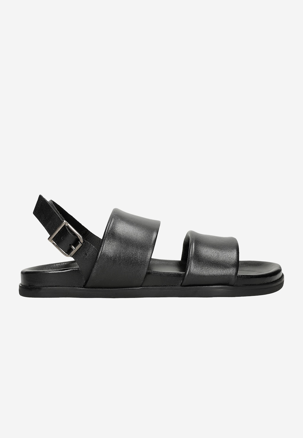Pohodlné pánske sandále z čiernej lícovej kože 29013-51 Widok 1