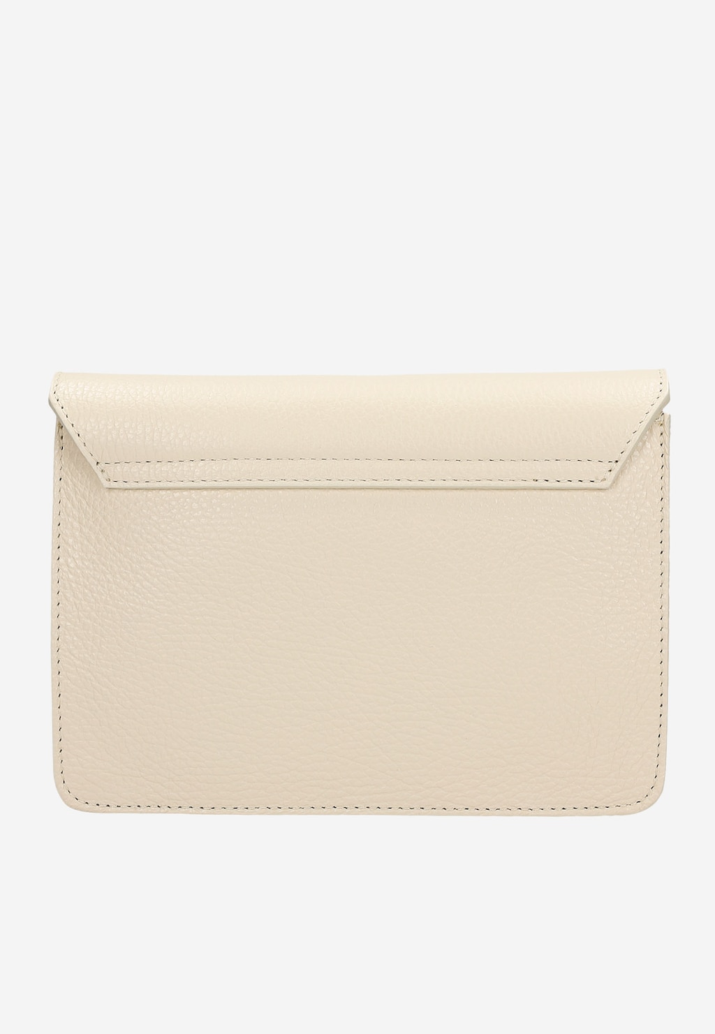 Světle béžová malá dámská kabelka z hladké kůže 80240-54 Widok 4