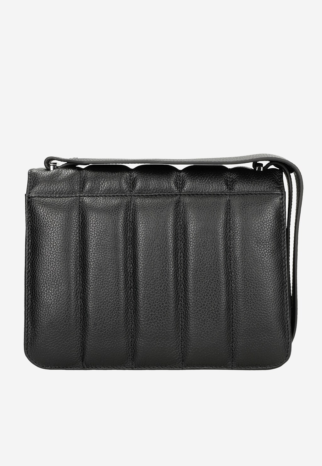Malá čierna kabelka v netradičnom dizajne z kvalitnej kože 80344-51 Widok 4