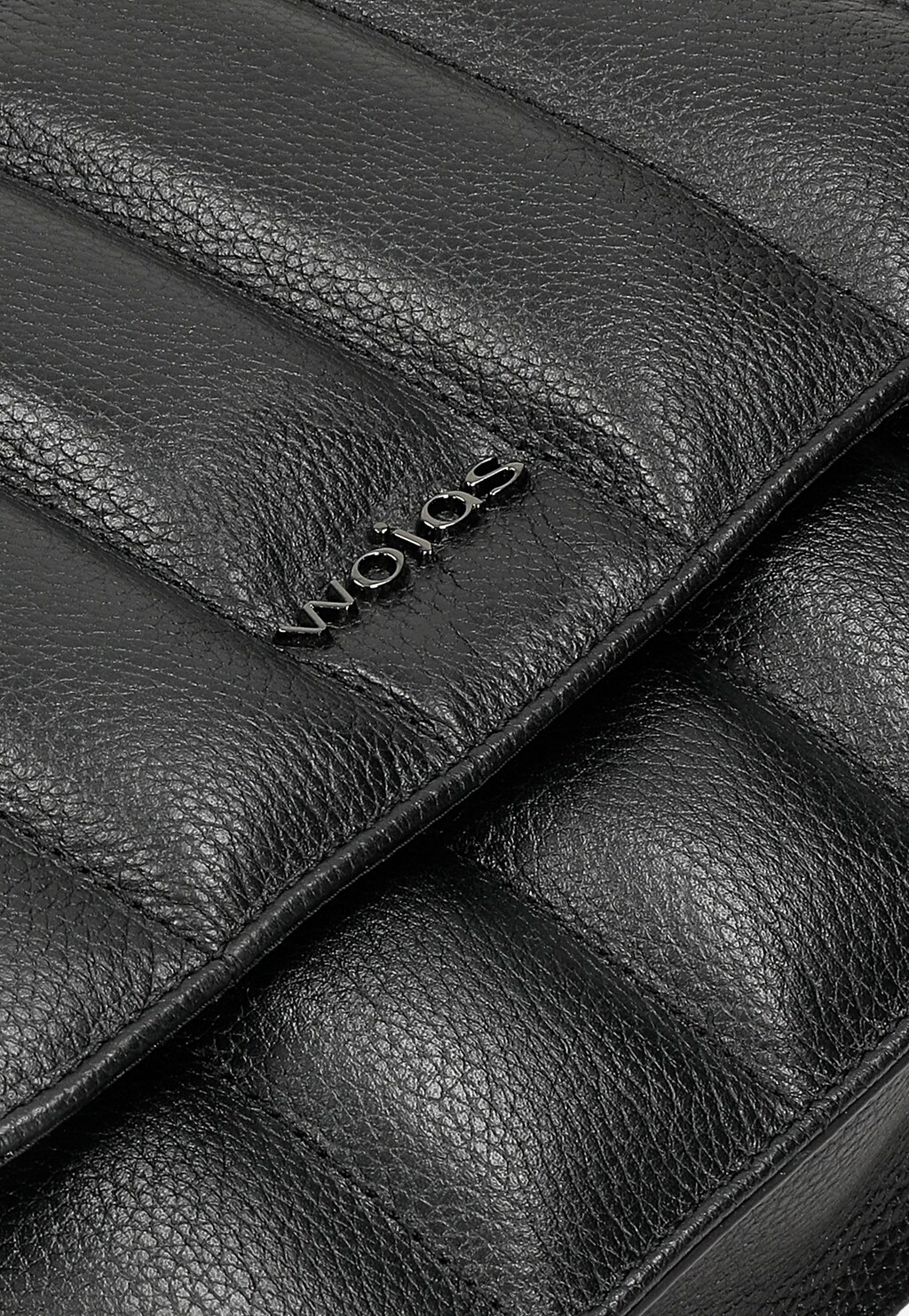 Malá čierna kabelka v netradičnom dizajne z kvalitnej kože 80344-51 Widok 7