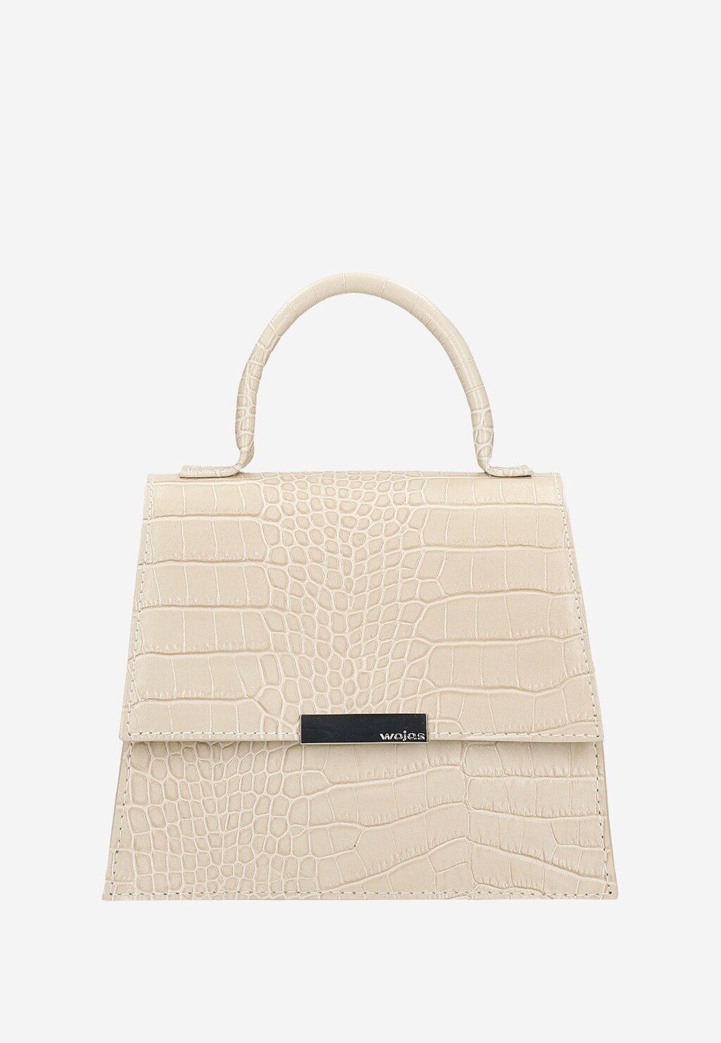 Skórzana torebka damska w kolorze jasnego beżu 80255-74 Widok 2