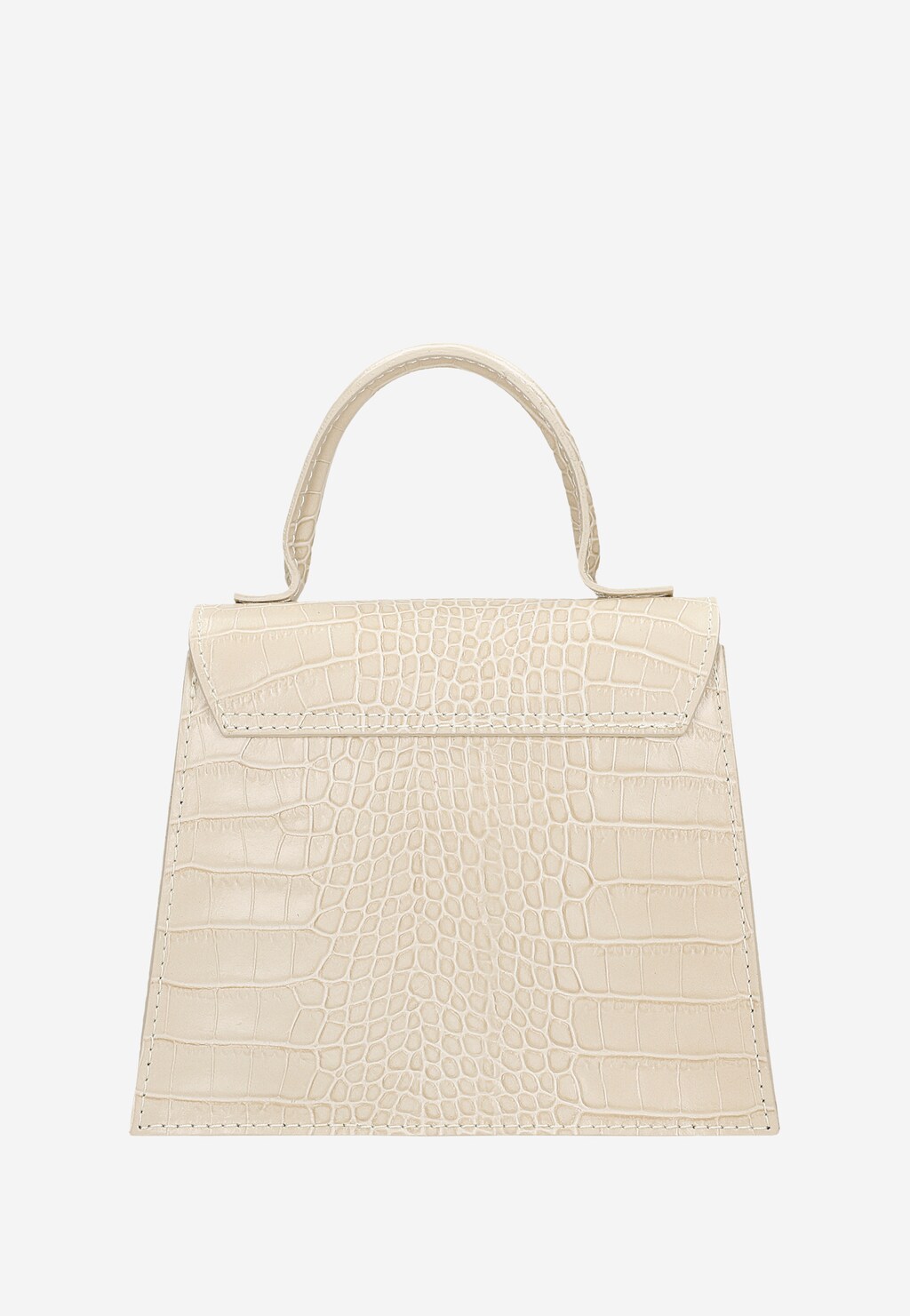 Skórzana torebka damska w kolorze jasnego beżu 80255-74 Widok 4