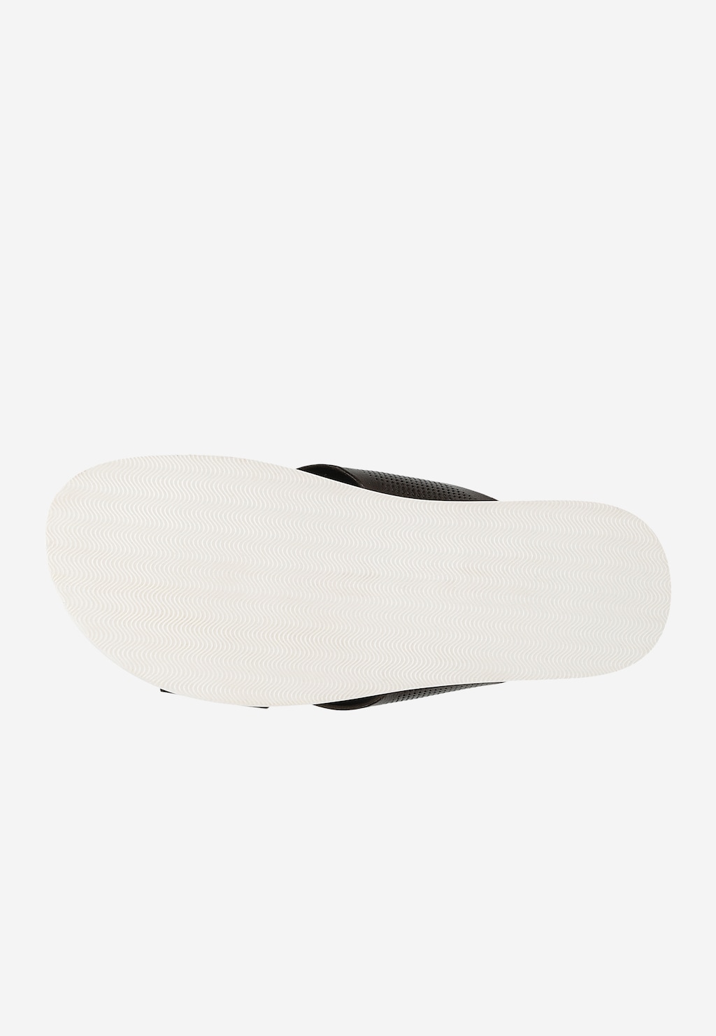 Tmavě hnědé pánské žabky z perforované kůže 32014-52 Widok 5