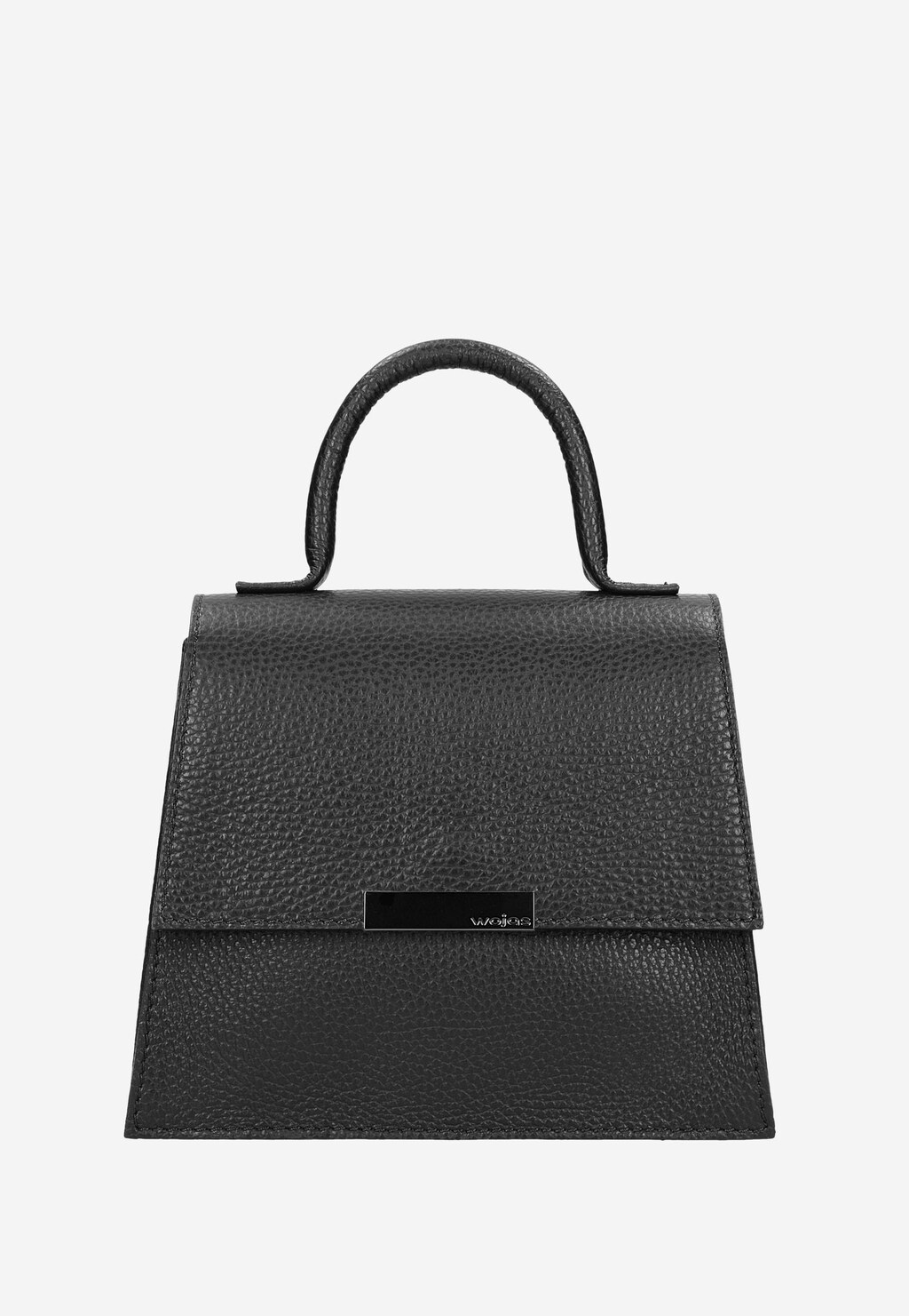 Czarna elegancka torebka damska ze skóry licowej 80255-51 Widok 2