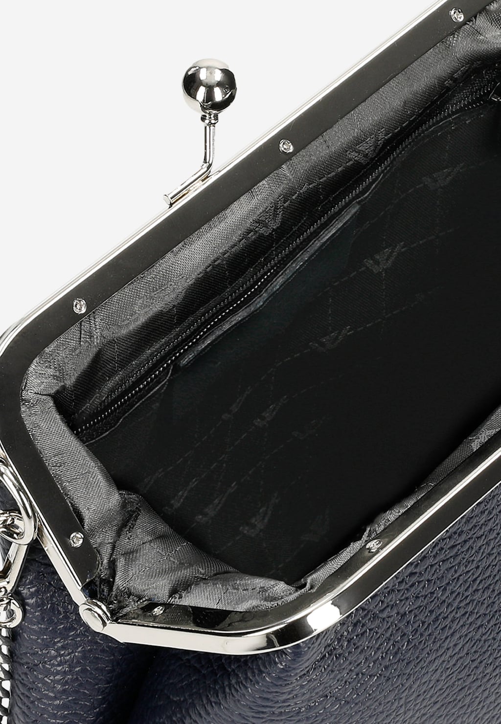 Malá granátová dámská kabelka se stříbrnými prvky 80216-56 Widok 6