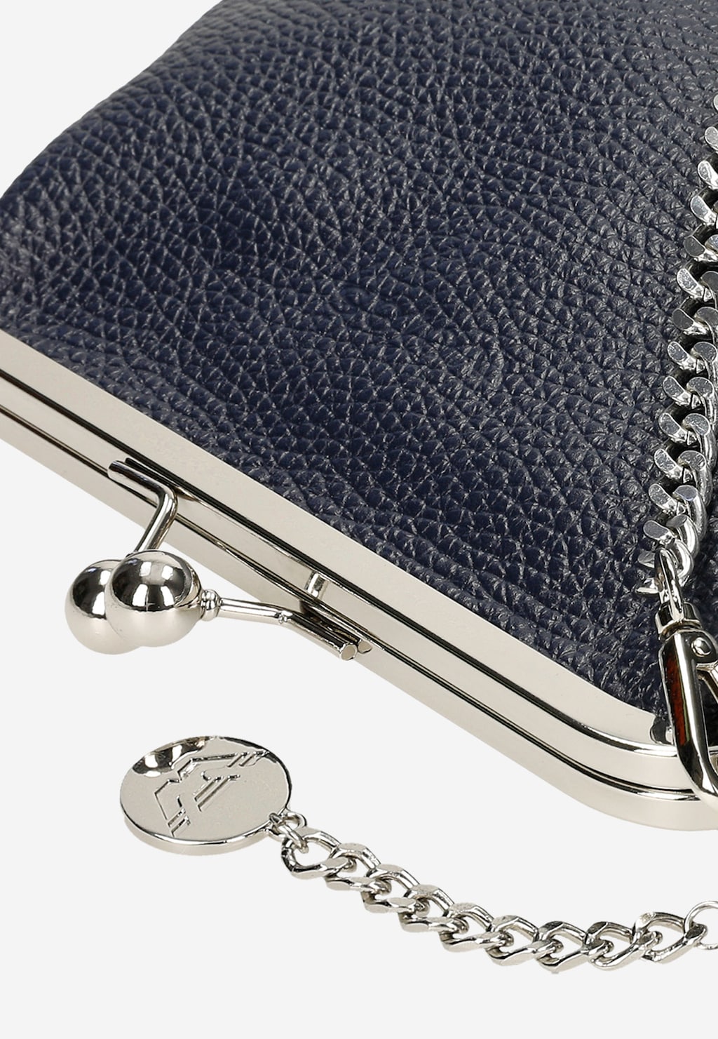 Malá granátová dámská kabelka se stříbrnými prvky 80216-56 Widok 7