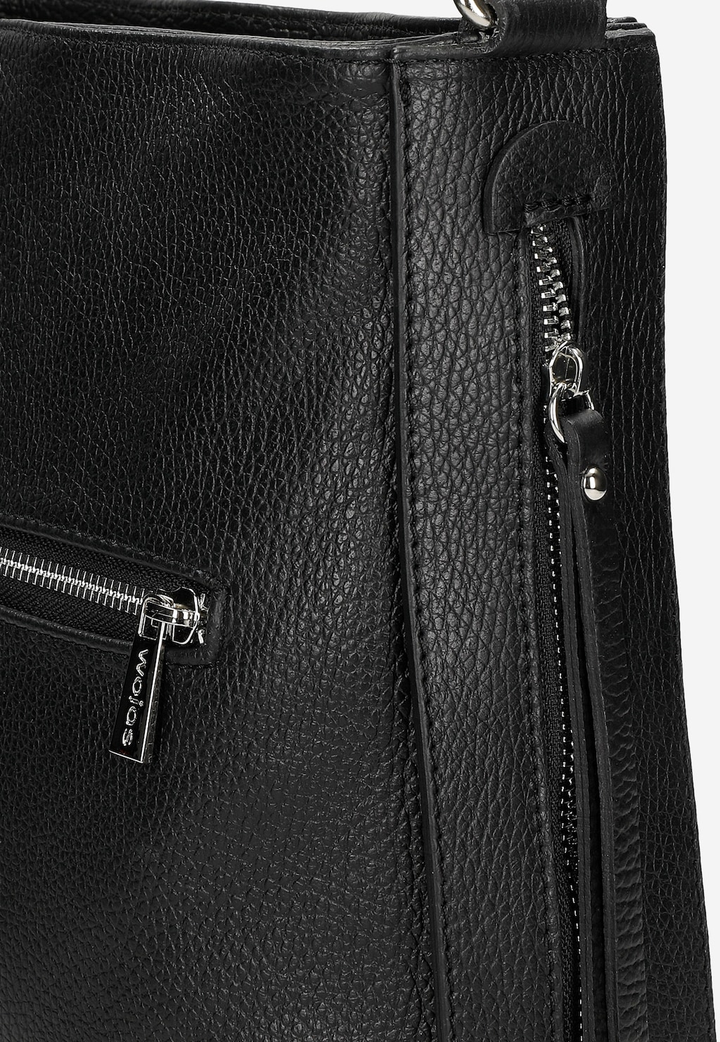 Čierna dámska kabelka na rameno 80067-51 Widok 7