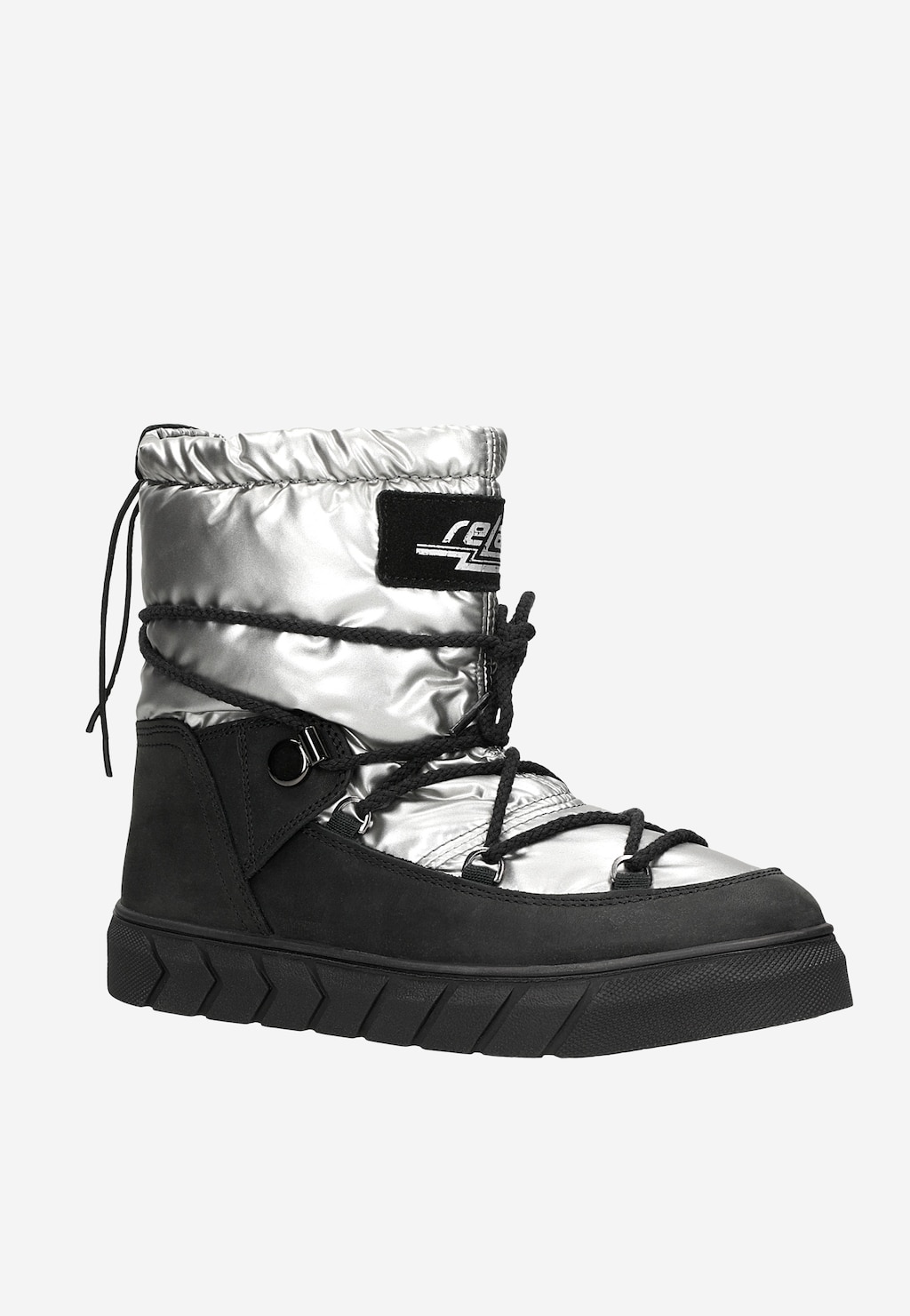 Strieborné dámske snehule RELAKS R55122-80 Widok 2