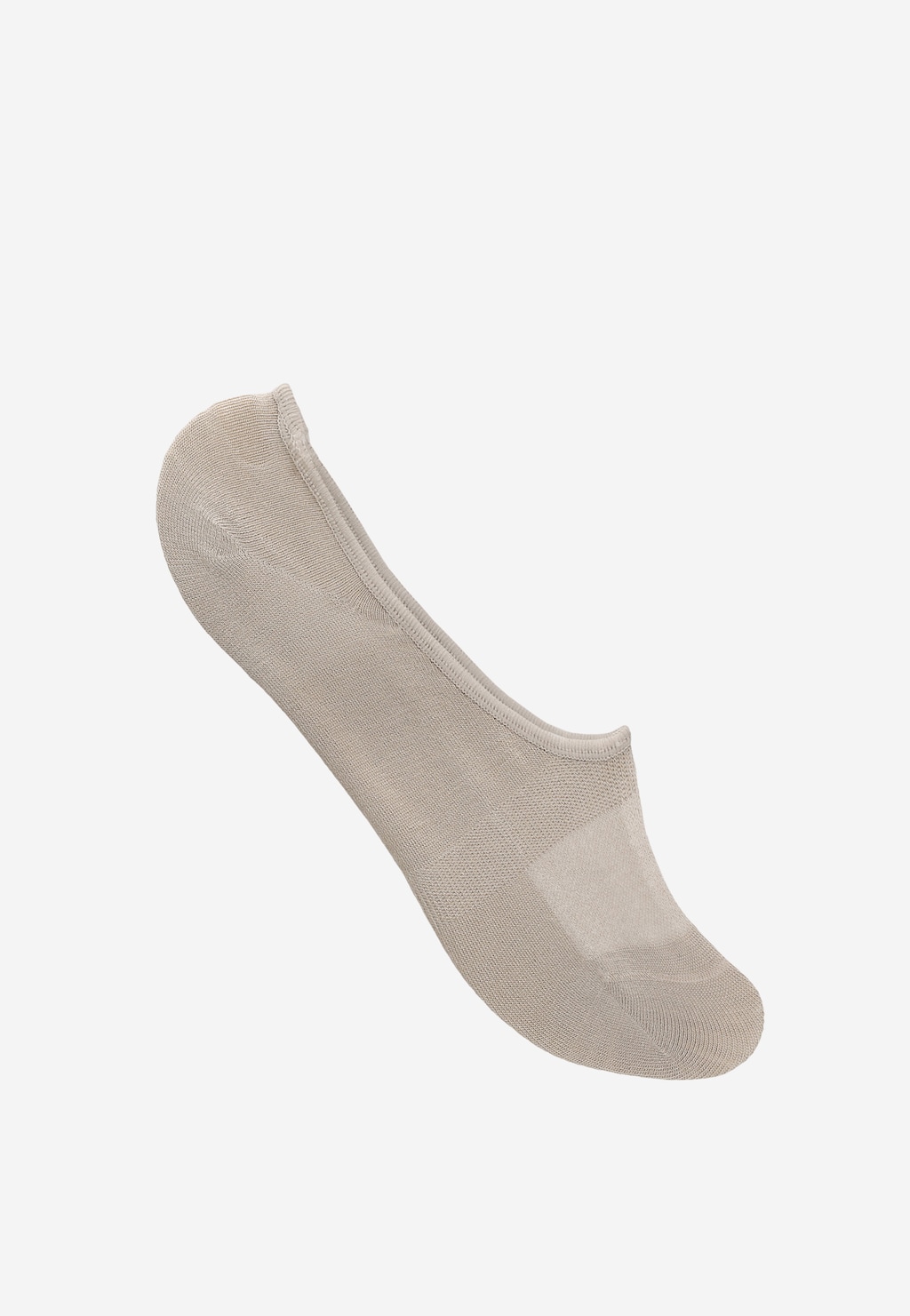 Béžové bambusové nízké ponožky se silikonem 6982-84 Widok 1