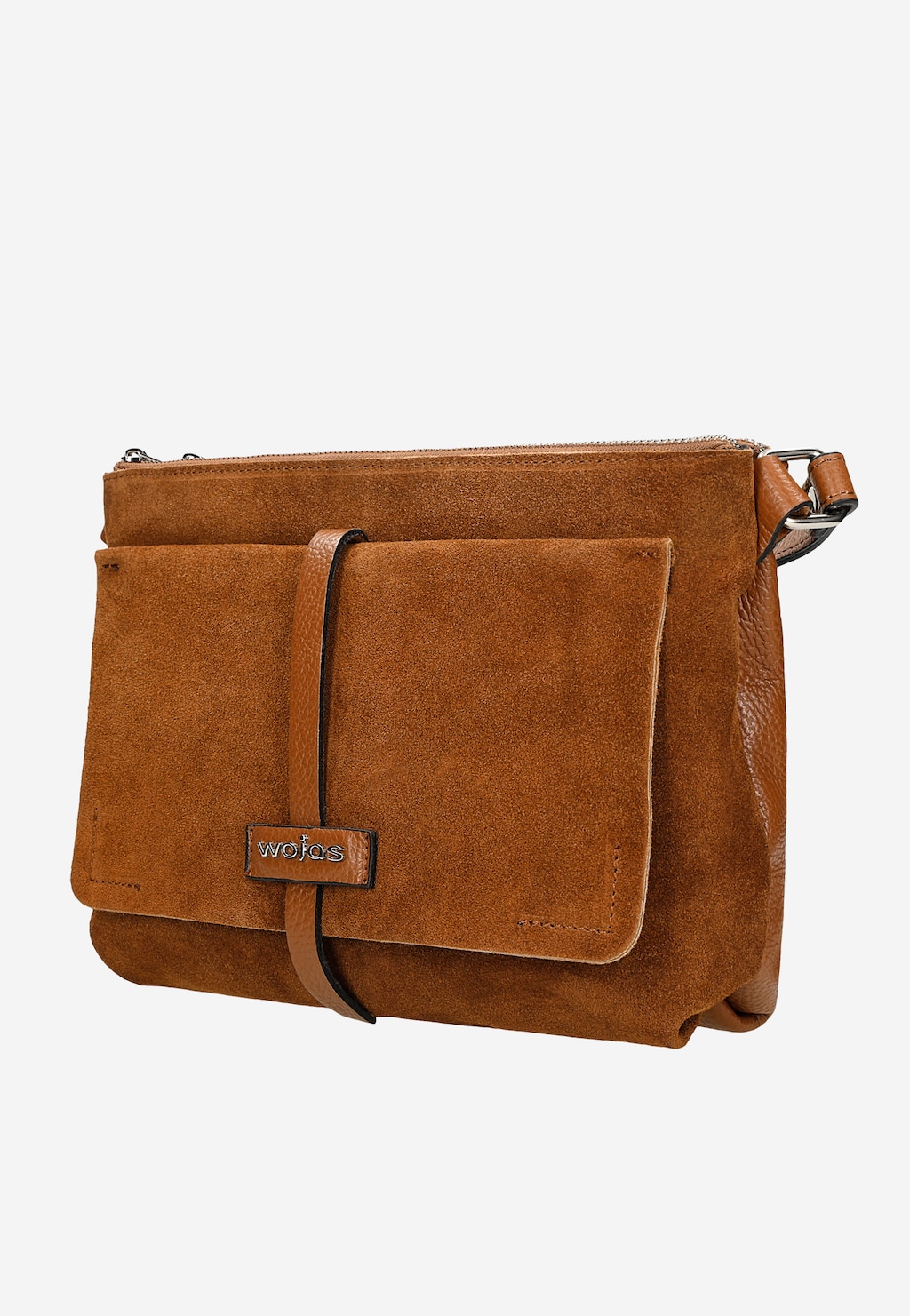 Světle hnědá dámská kabelka přes rameno 9851-73 Widok 2