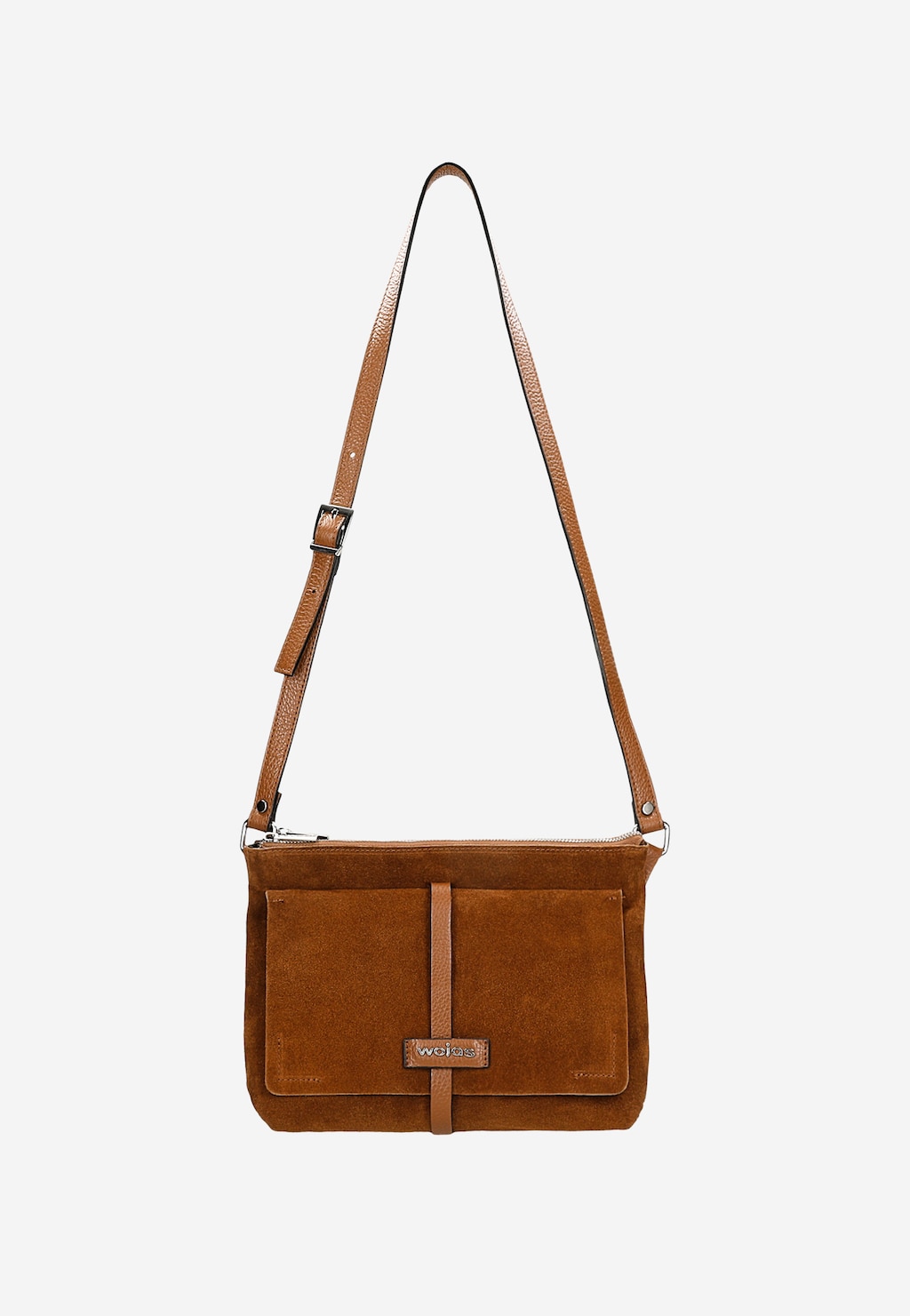 Světle hnědá dámská kabelka přes rameno 9851-73 Widok 4