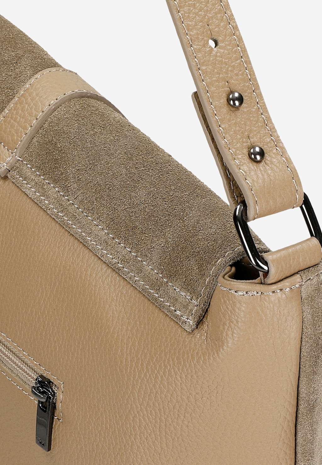 Velká béžová dámská kabelka 9857-74 Widok 7