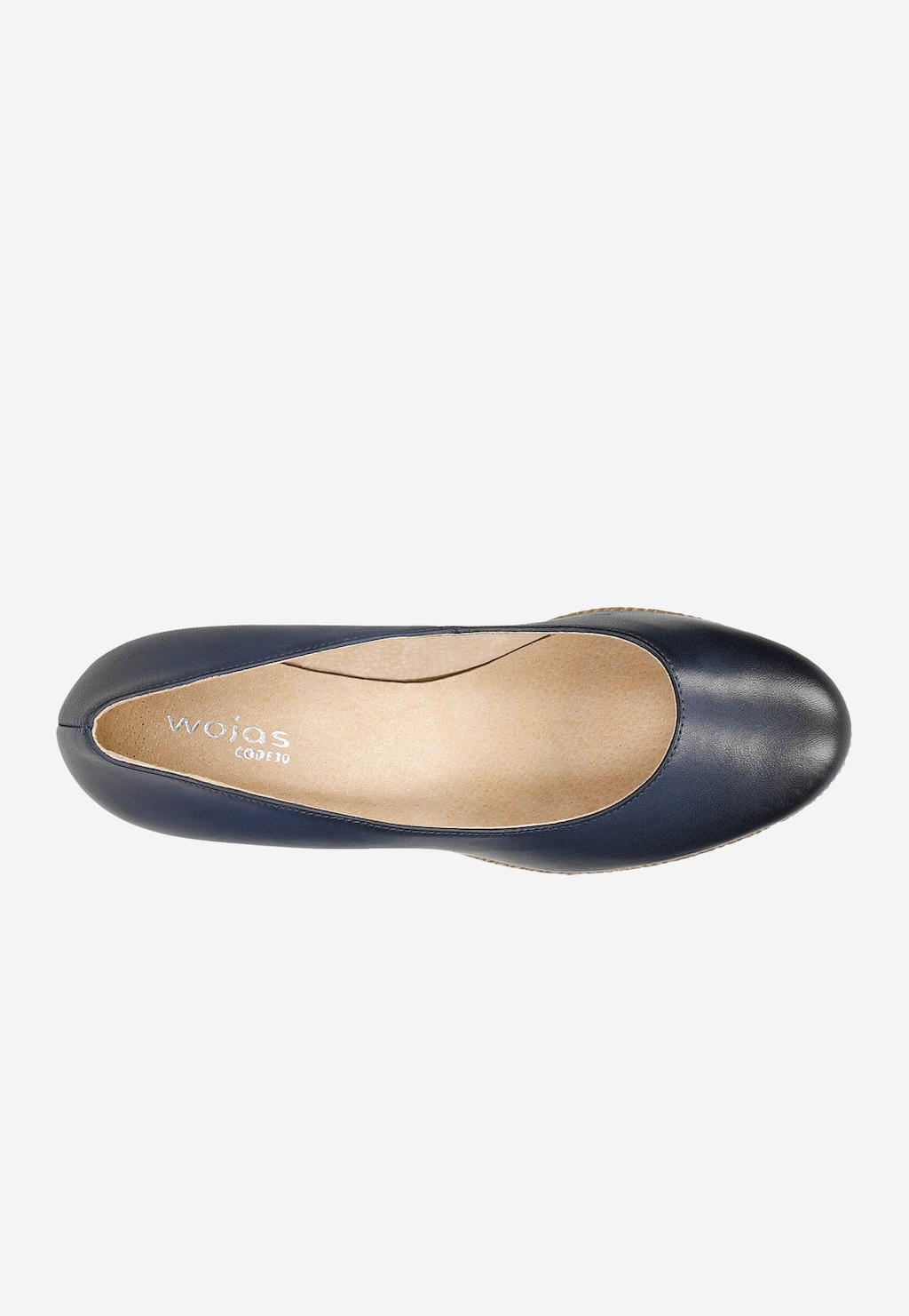 Tmavomodré lodičky na kline potešia očko každej dámy 35077-56 Widok 5