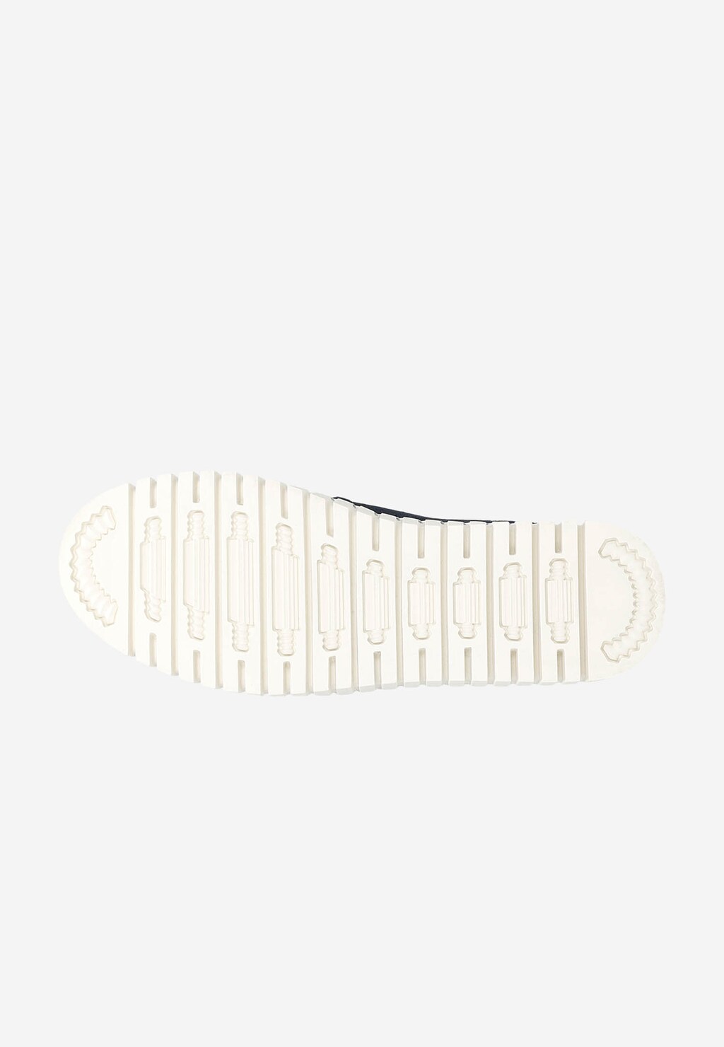 Granatowe ażurowane loafersy damskie 46122-66 Widok 6