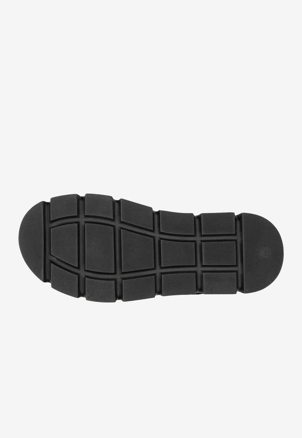 Czarne skórzane sandały damskie na platformie 76105-51 Widok 6