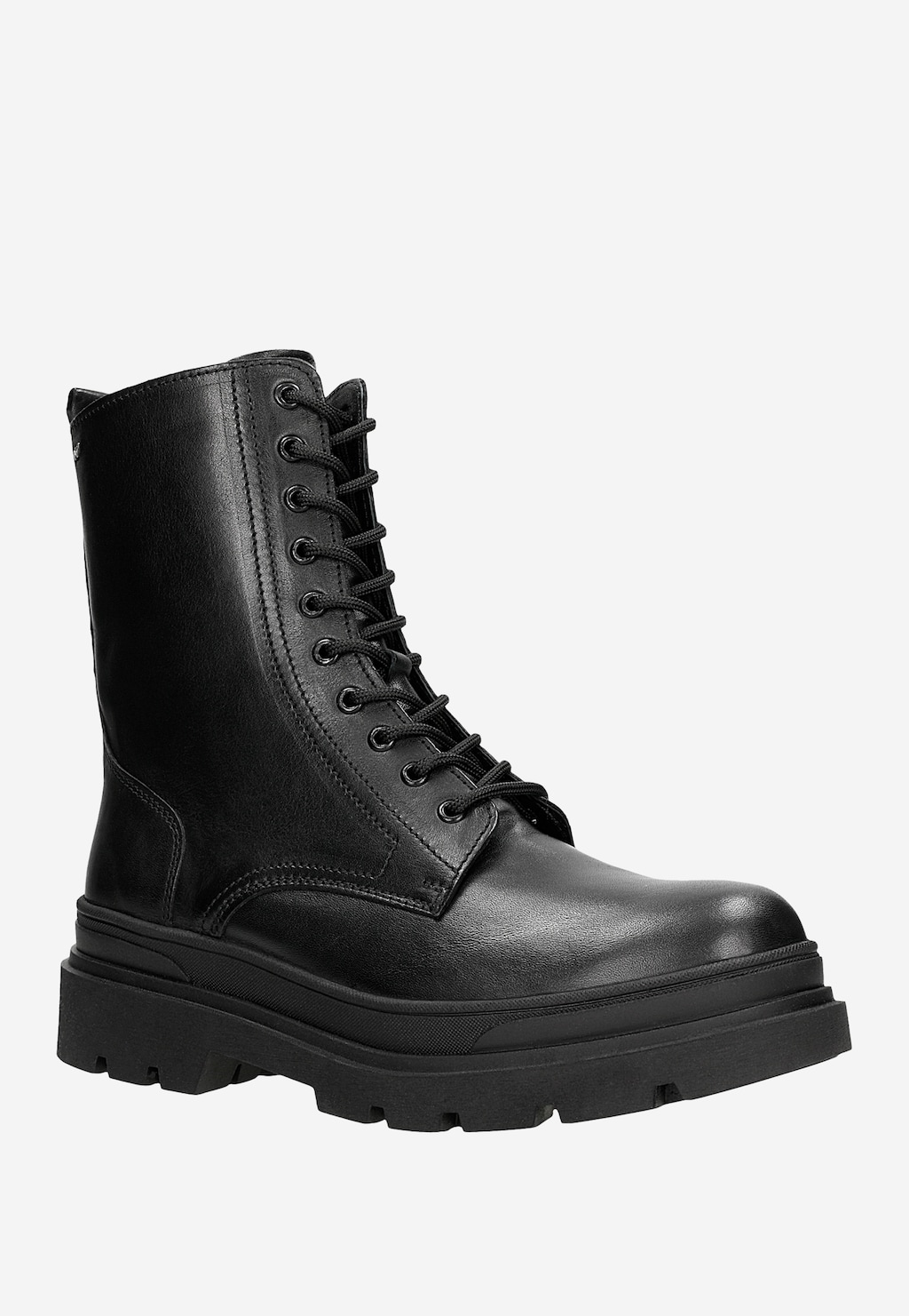 Czarne trzewiki męskie w militarnym stylu 24040-51 Widok 2