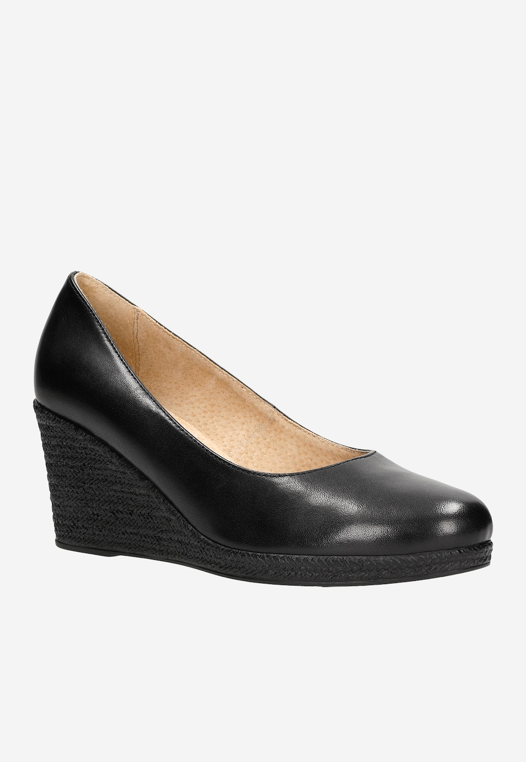 Uvítajte jar z pohodlia čiernych lodičiek na kline 35077-51 Widok 3