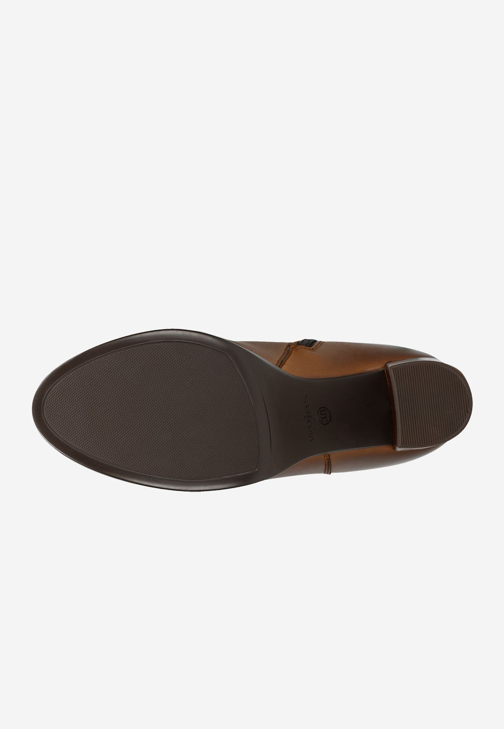 Hrejivé hnedé členkové topánky na každú príležitosť 55090-53 Widok 6