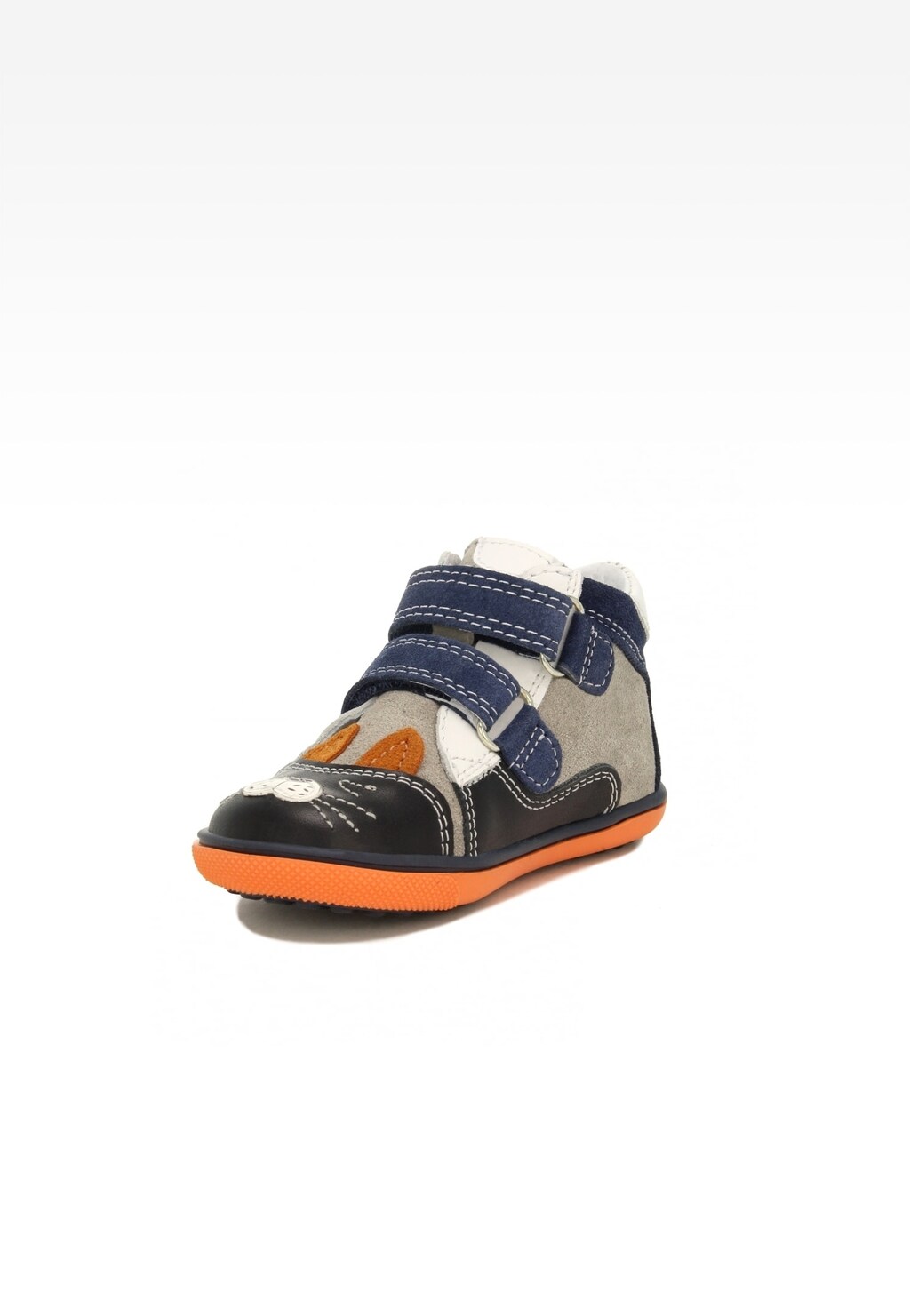 Trzewiki BARTEK 11702-031, szaro-czarno-granatowy Widok 3