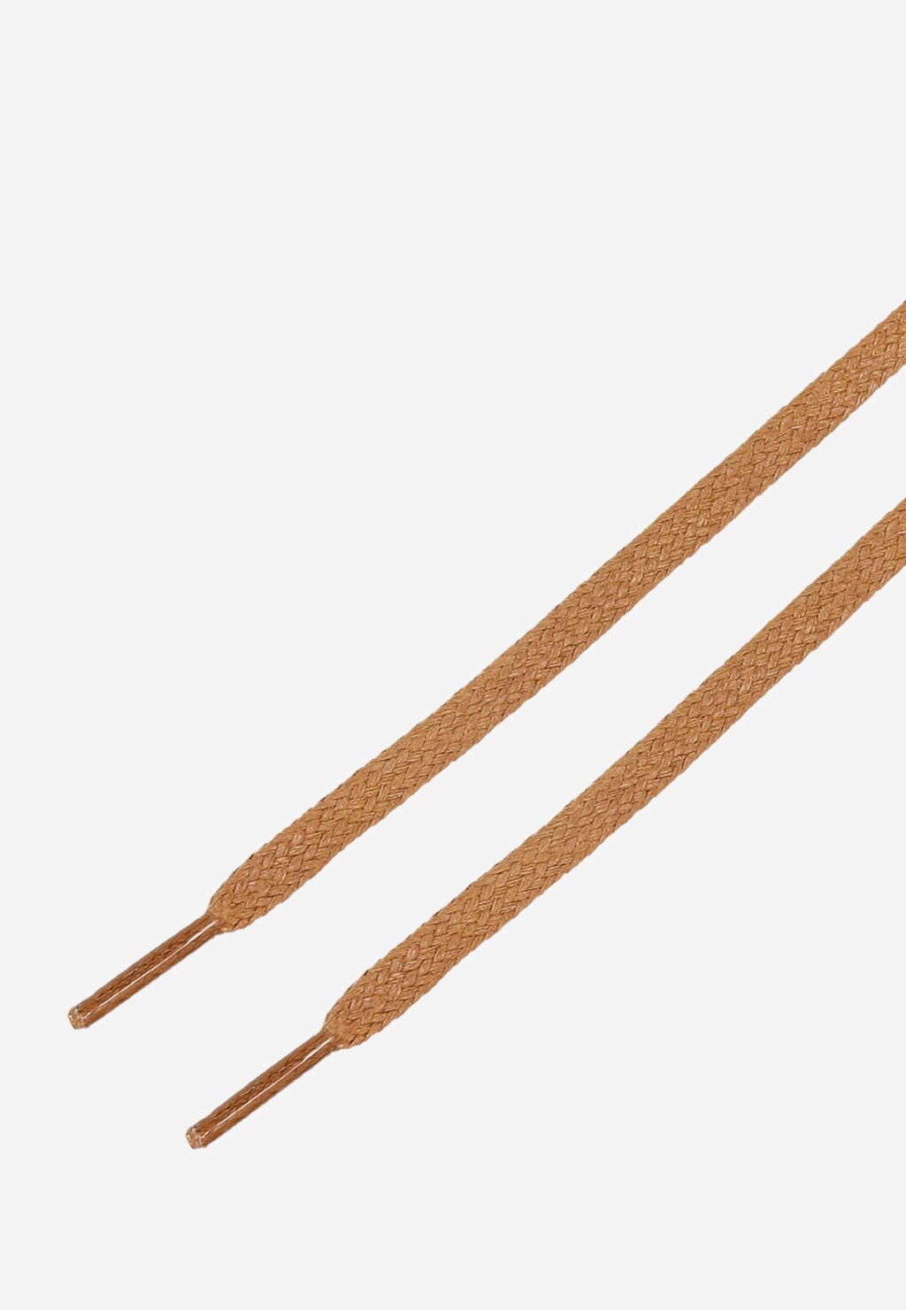 Jasnobrązowe sznurowadła płaskie woskowane 120cm 99504-03 Widok 2