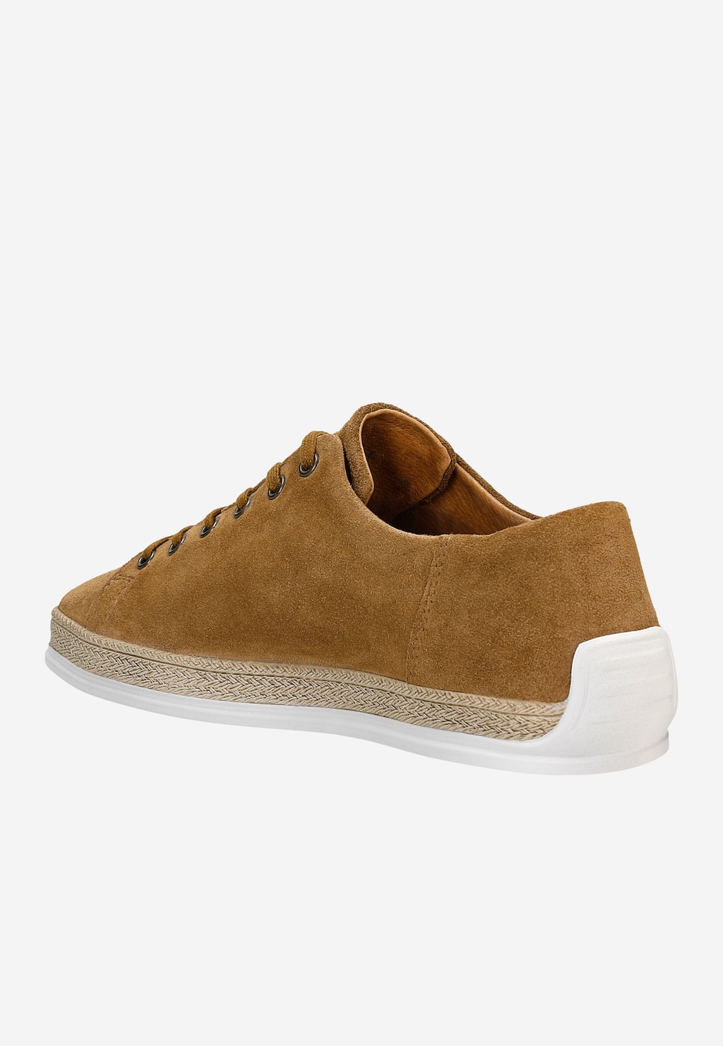 Jasnobrązowe półbuty męskie na lato z ozdobną podeszwą 10101-63 Widok 3