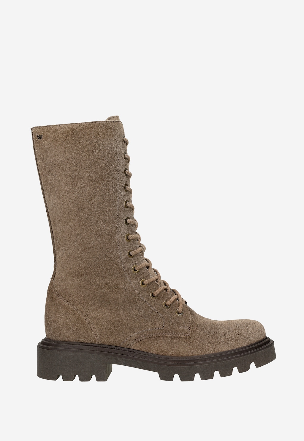 Členkové čižmy s hrubou podrážkou z prírodnej kože 64067-64 Widok 2