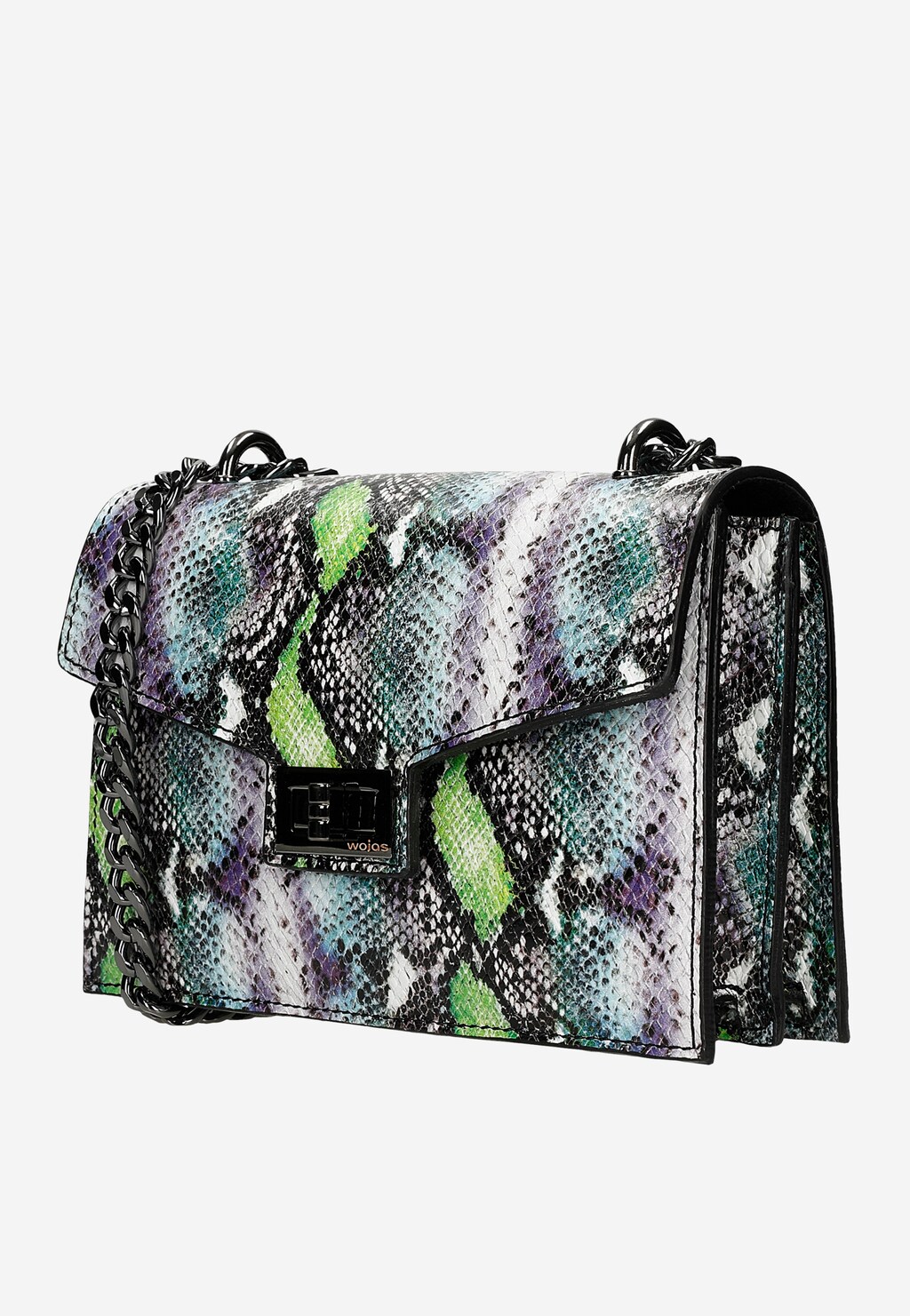 Wizytowa torebka damska z kolorowym zwierzęcym motywem 80366-56 Widok 3