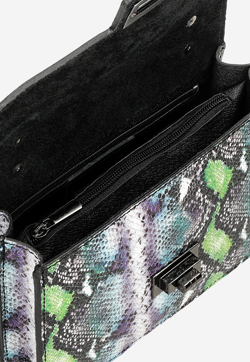 Wizytowa torebka damska z kolorowym zwierzęcym motywem 80366-56 Widok 7