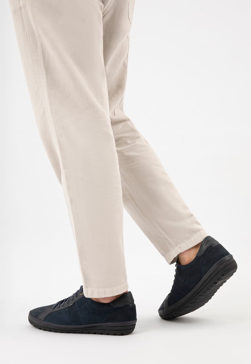 Granátové pánské sneakers z kvalitní velurové kůže 10147-76 Widok 8