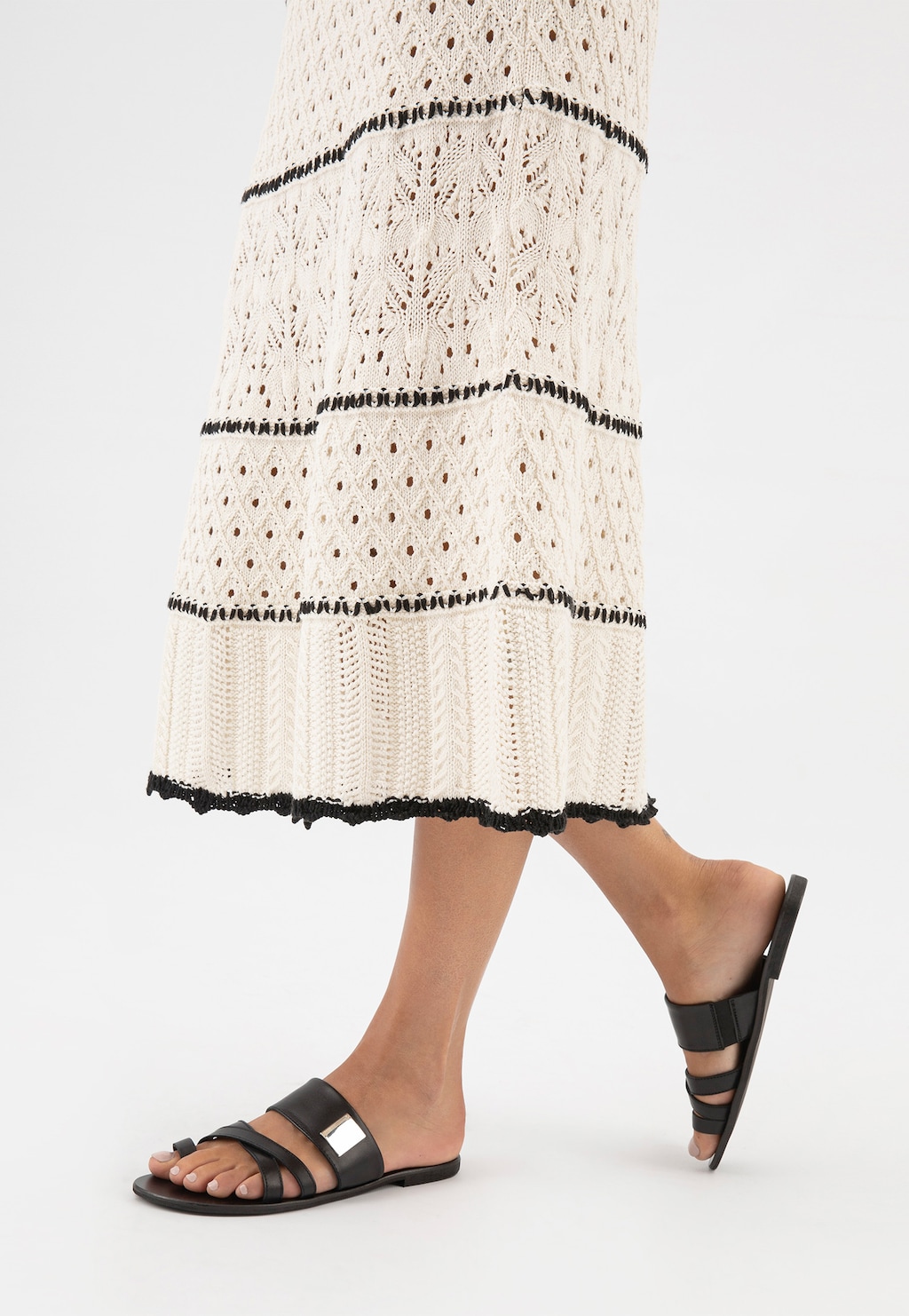 Čierne dámske šľapky 9716-51 Widok 8